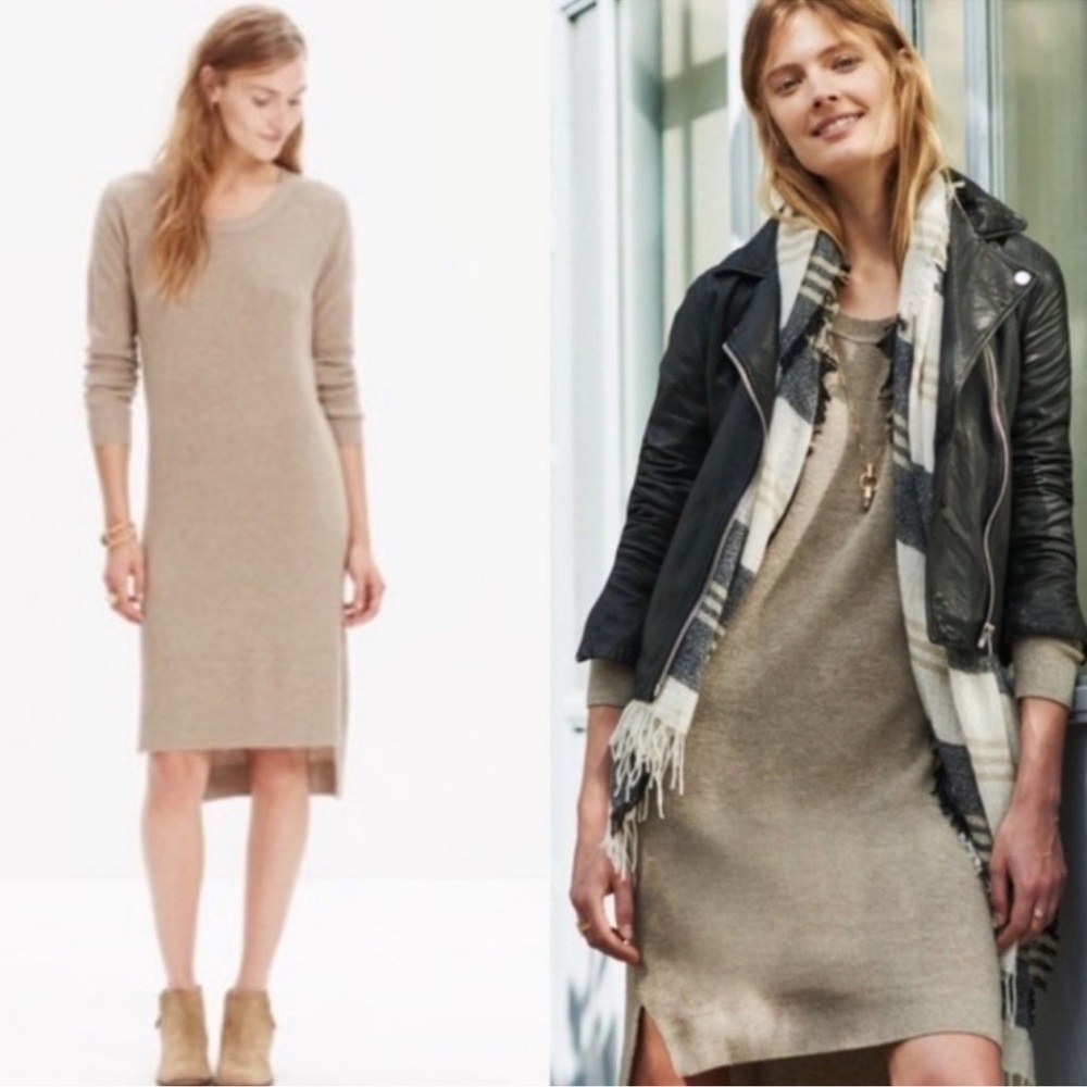 Madewell Long Sleeve Sweater Dress